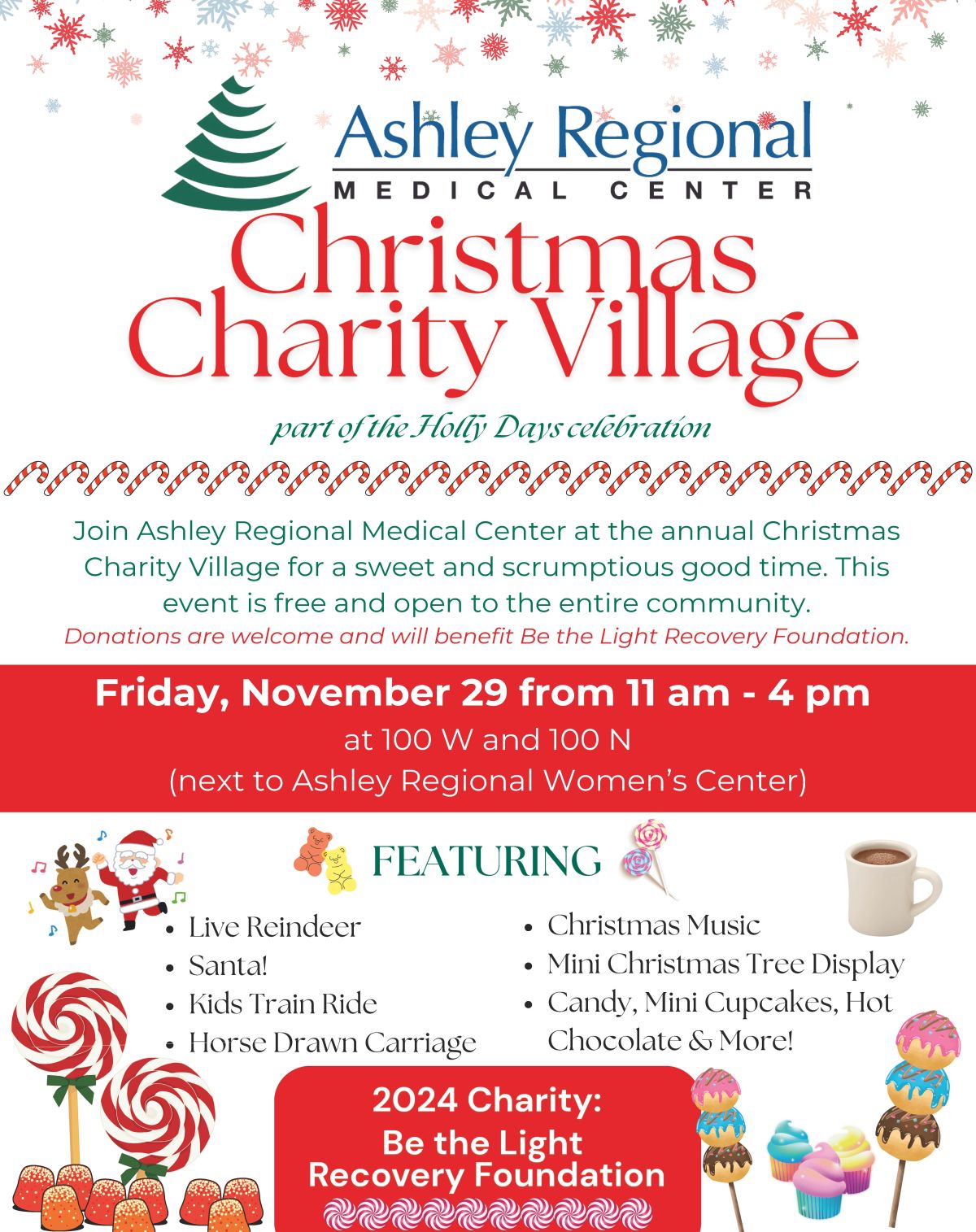 image of ARMC Christmas Charity Village Flyer